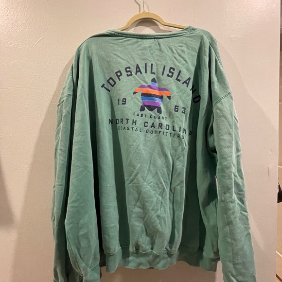 Topsail Island Blue Crewneck - Picture 2 of 3